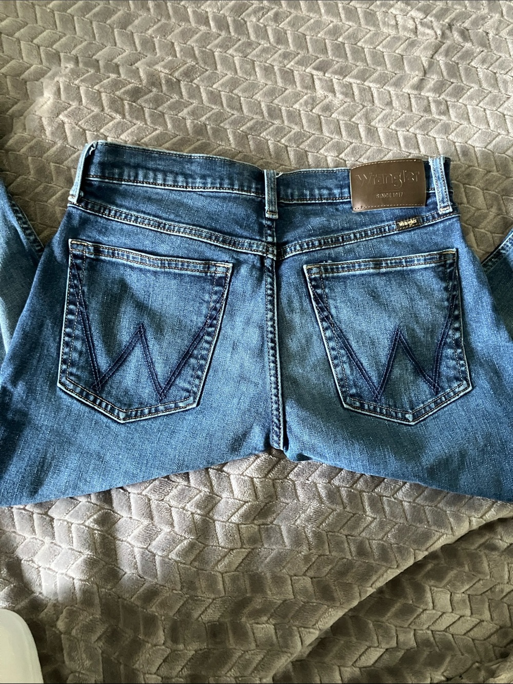 Wrangler Men’s Blue Straight Leg Jeans